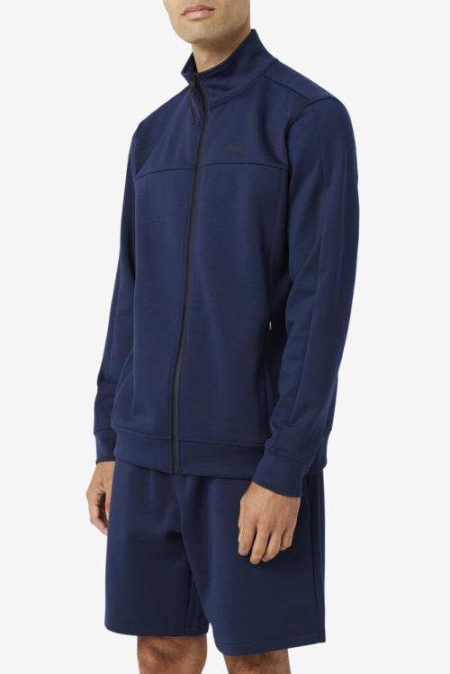 Fila Gonal Zip Miesten Takki Laivastonsininen Mustat | Fila723MZ