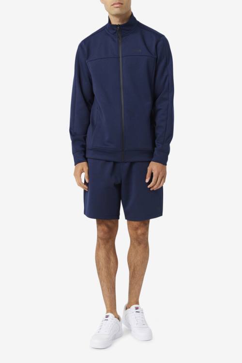Fila Gonal Zip Miesten Takki Laivastonsininen Mustat | Fila723MZ
