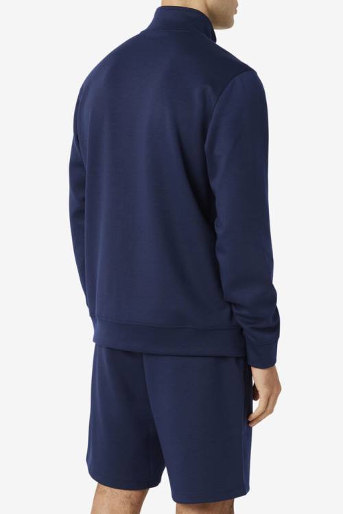 Fila Gonal Zip Miesten Takki Laivastonsininen Mustat | Fila723MZ