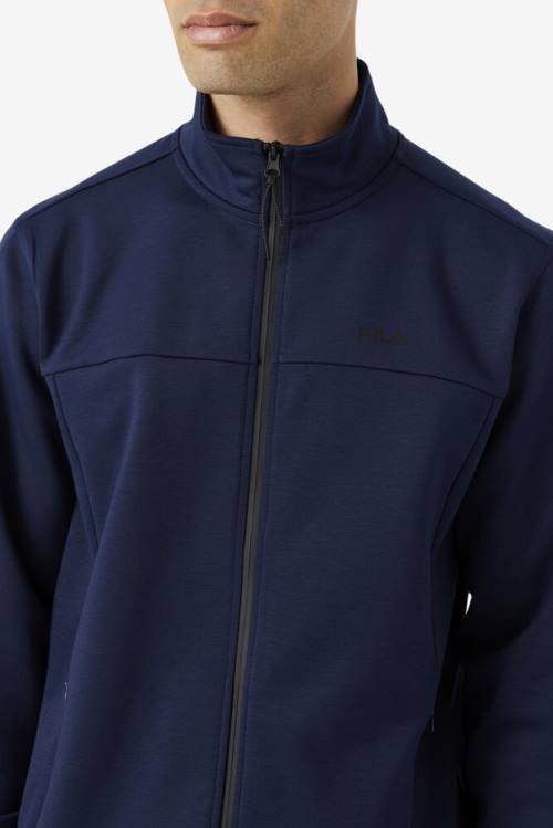 Fila Gonal Zip Miesten Takki Laivastonsininen Mustat | Fila723MZ