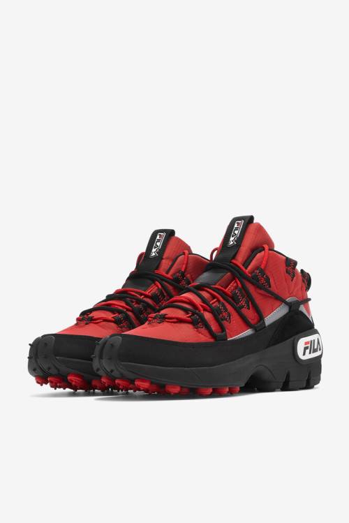 Fila Grant Hill 1 X Trailpacer Miesten Saappaat Punainen Mustat | Fila230HR