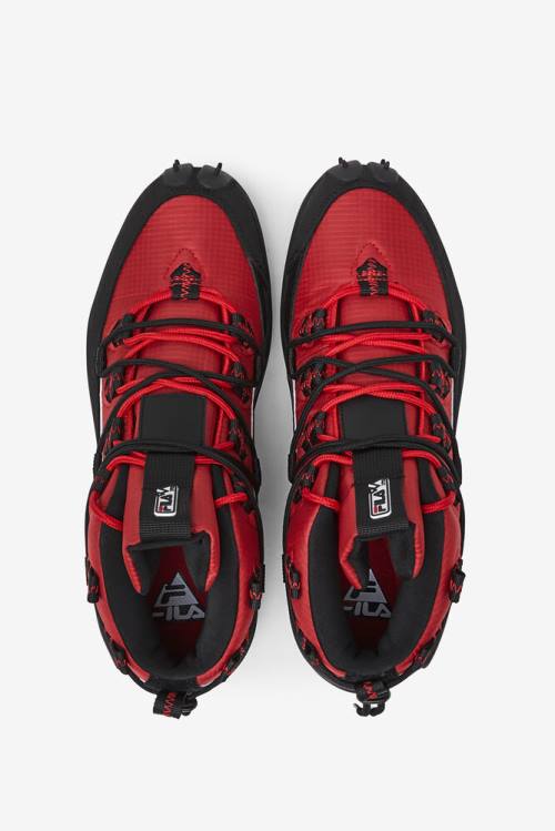 Fila Grant Hill 1 X Trailpacer Miesten Saappaat Punainen Mustat | Fila230HR