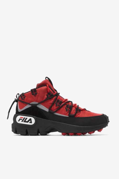Fila Grant Hill 1 X Trailpacer Miesten Saappaat Punainen Mustat | Fila230HR