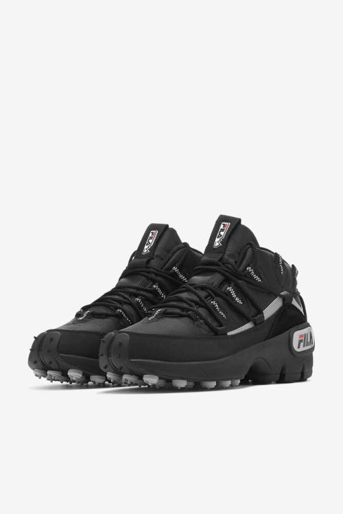 Fila Grant Hill 1 X Trailpacer Miesten Saappaat Mustat Valkoinen Punainen | Fila657EB