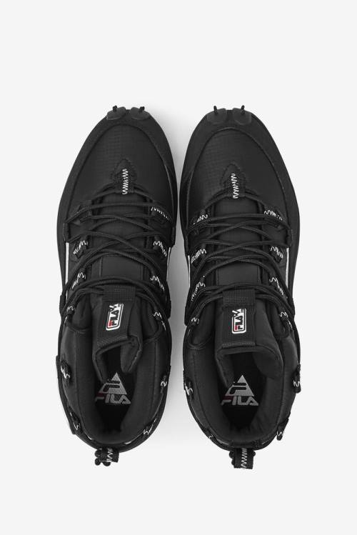 Fila Grant Hill 1 X Trailpacer Miesten Saappaat Mustat Valkoinen Punainen | Fila657EB