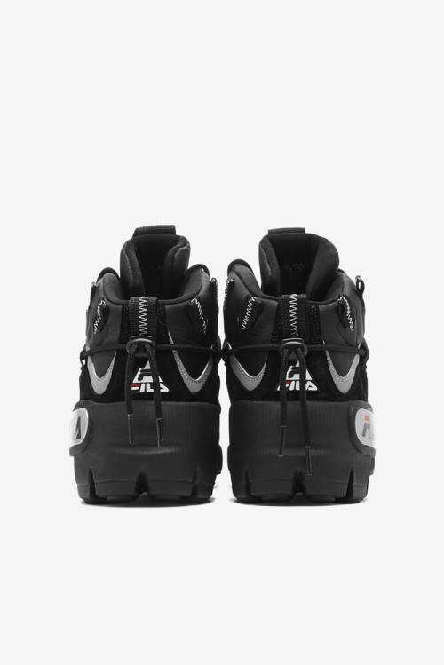Fila Grant Hill 1 X Trailpacer Miesten Saappaat Mustat Valkoinen Punainen | Fila657EB