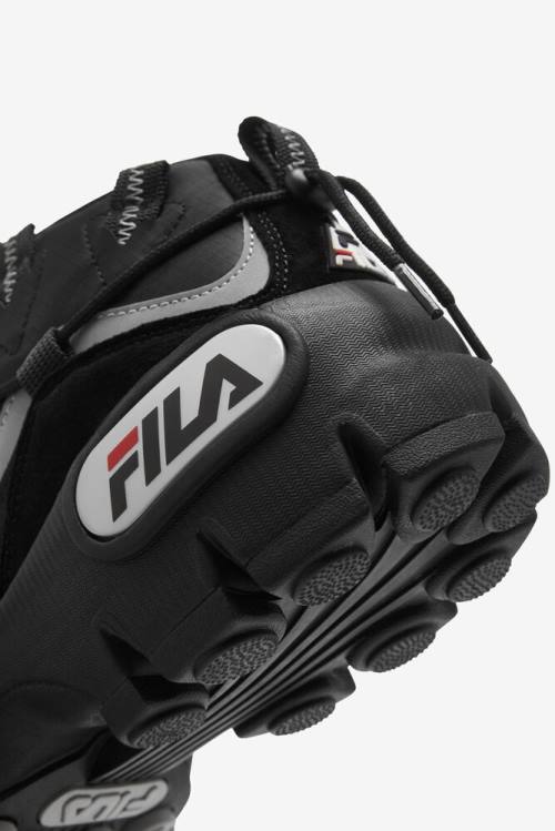 Fila Grant Hill 1 X Trailpacer Miesten Saappaat Mustat Valkoinen Punainen | Fila657EB