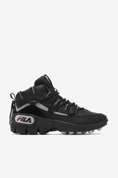 Fila Grant Hill 1 X Trailpacer Miesten Saappaat Mustat Valkoinen Punainen | Fila657EB