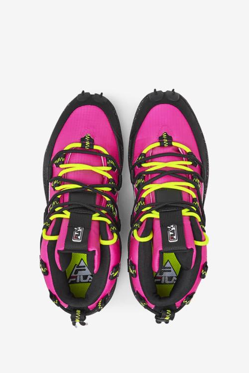 Fila Grant Hill 1 X Trailpacer Naisten Saappaat Pinkki Mustat Keltainen | Fila310RV