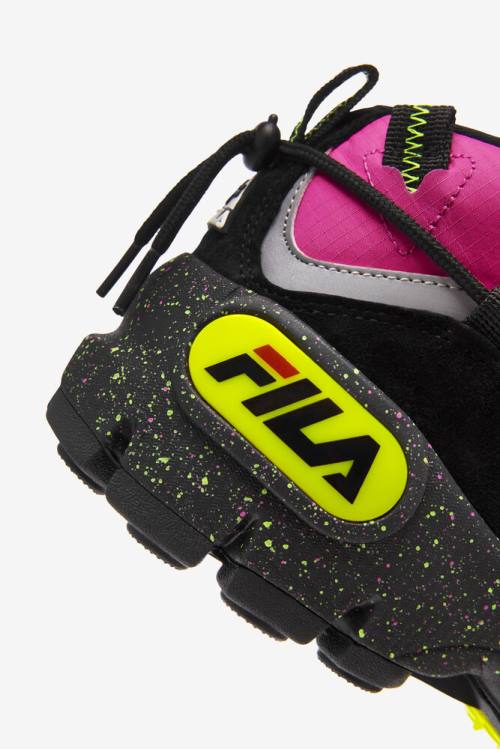 Fila Grant Hill 1 X Trailpacer Naisten Saappaat Pinkki Mustat Keltainen | Fila310RV