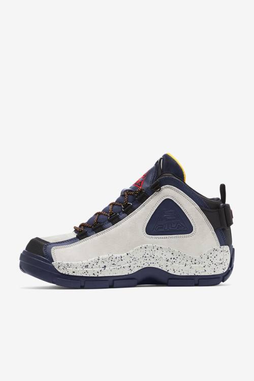 Fila Grant Hill 2 Ulkoilu Miesten Saappaat Laivastonsininen Hopea Mustat | Fila367IY