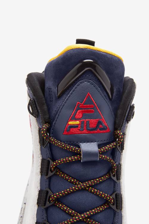 Fila Grant Hill 2 Ulkoilu Miesten Saappaat Laivastonsininen Hopea Mustat | Fila367IY