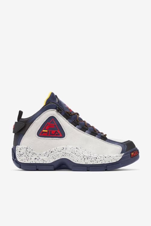 Fila Grant Hill 2 Ulkoilu Miesten Saappaat Laivastonsininen Hopea Mustat | Fila367IY