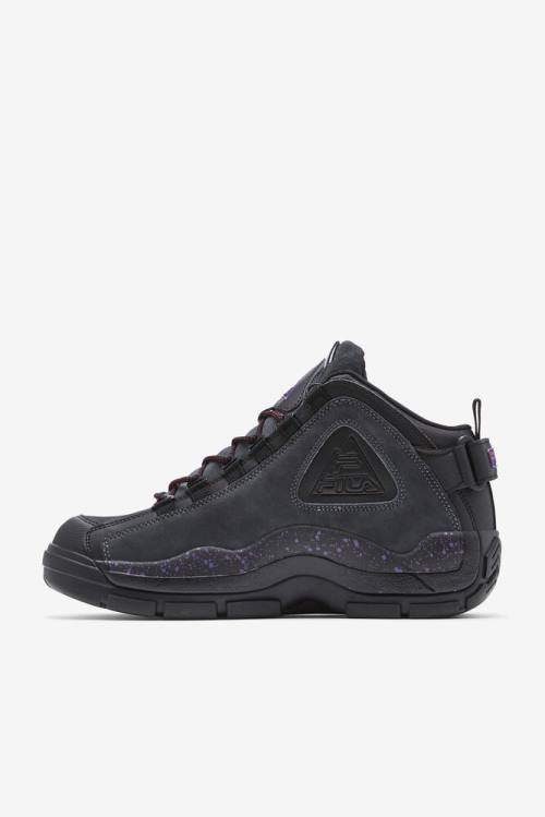 Fila Grant Hill 2 Ulkoilu Miesten Saappaat Mustat Violetit | Fila381WG