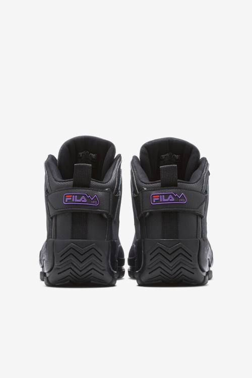 Fila Grant Hill 2 Ulkoilu Miesten Saappaat Mustat Violetit | Fila381WG