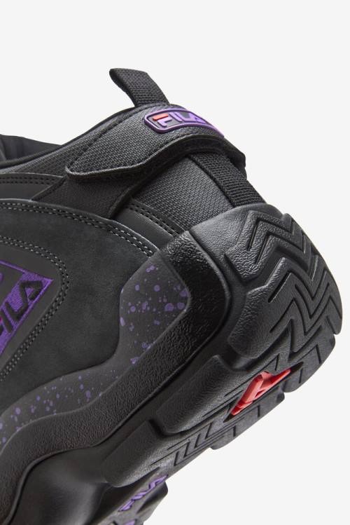 Fila Grant Hill 2 Ulkoilu Miesten Saappaat Mustat Violetit | Fila381WG