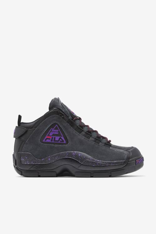 Fila Grant Hill 2 Ulkoilu Miesten Saappaat Mustat Violetit | Fila381WG