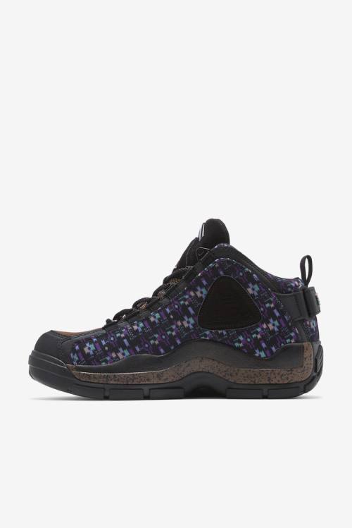 Fila Grant Hill 2 Ulkoilu Naisten Saappaat Mustat Violetit | Fila214RW