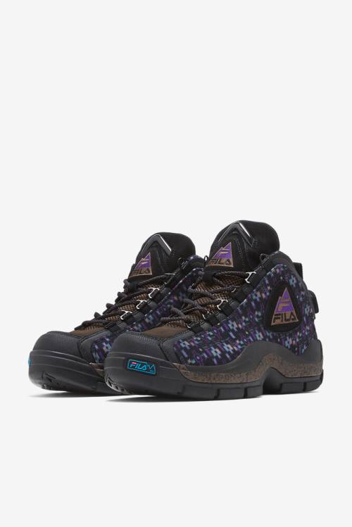 Fila Grant Hill 2 Ulkoilu Naisten Saappaat Mustat Violetit | Fila214RW