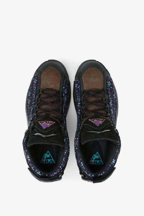 Fila Grant Hill 2 Ulkoilu Naisten Saappaat Mustat Violetit | Fila214RW