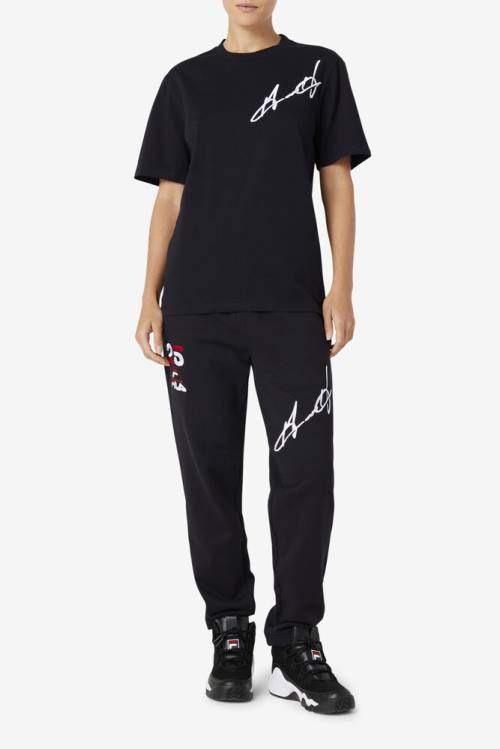 Fila Grant Hill Cormac Tee Miesten T Paidat Mustat | Fila156DC