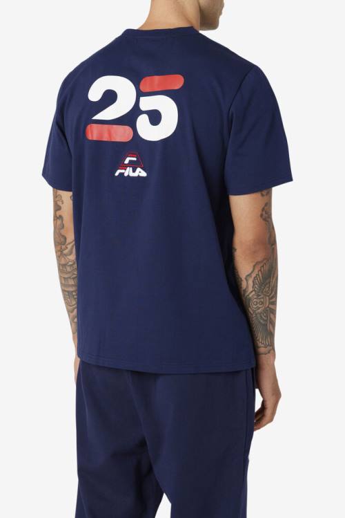 Fila Grant Hill Cormac Tee Miesten T Paidat Laivastonsininen | Fila594FT