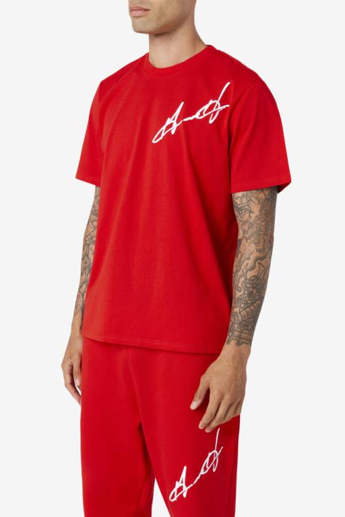 Fila Grant Hill Cormac Tee Miesten T Paidat Punainen | Fila764CY