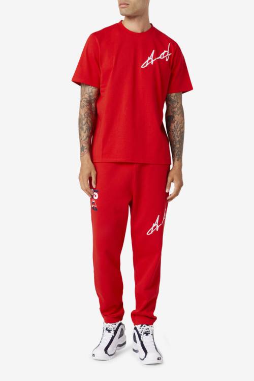 Fila Grant Hill Cormac Tee Miesten T Paidat Punainen | Fila764CY