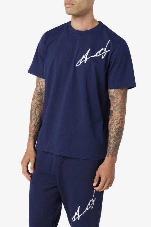 Fila Grant Hill Cormac Tee Naisten T Paidat Laivastonsininen | Fila270ML
