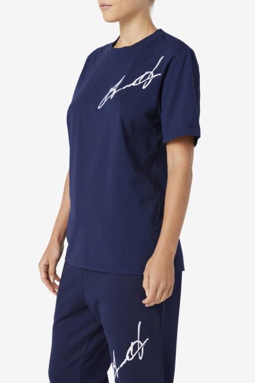 Fila Grant Hill Cormac Tee Naisten T Paidat Laivastonsininen | Fila270ML