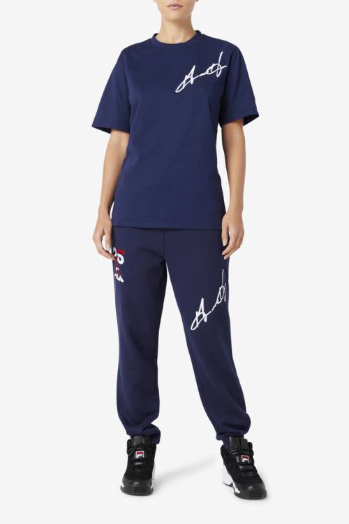 Fila Grant Hill Cormac Tee Naisten T Paidat Laivastonsininen | Fila270ML