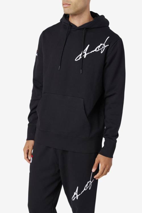Fila Grant Hill Lazarus Miesten Huppari Mustat | Fila546GE