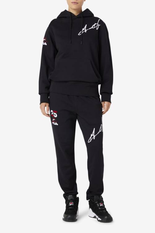 Fila Grant Hill Lazarus Miesten Huppari Mustat | Fila546GE