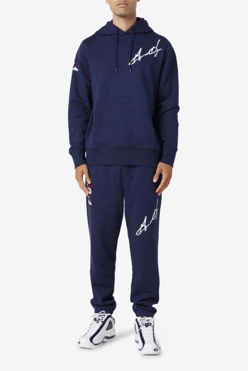 Fila Grant Hill Lazarus Miesten Huppari Laivastonsininen | Fila592HD