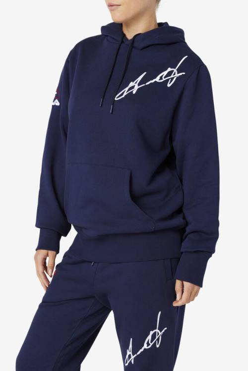 Fila Grant Hill Lazarus Miesten Huppari Laivastonsininen | Fila592HD