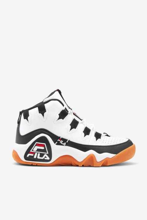 Fila Grant Hill Miesten 1 Tarvos Tennarit Valkoinen Mustat Punainen | Fila472IE