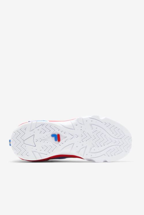 Fila Grant Hill Miesten 1 Tennarit Valkoinen Punainen Sininen | Fila106FE