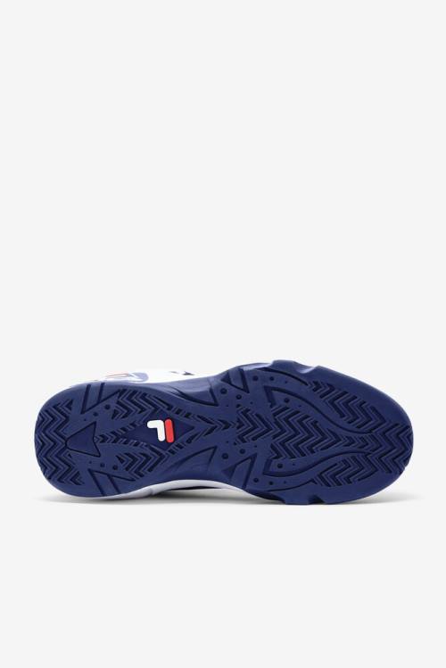 Fila Grant Hill Miesten 1 Tennarit Valkoinen Laivastonsininen Punainen | Fila420NY