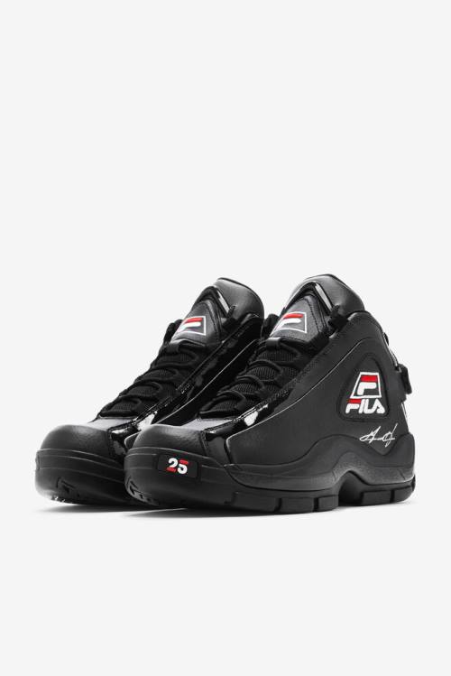 Fila Grant Hill Miesten 2 25th Anniversary Edition Tennarit Mustat Valkoinen Punainen | Fila295FJ