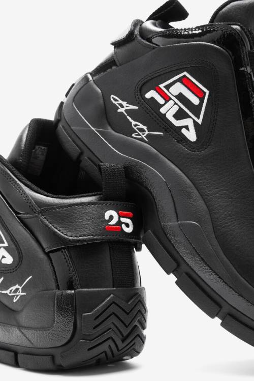Fila Grant Hill Miesten 2 25th Anniversary Edition Tennarit Mustat Valkoinen Punainen | Fila295FJ
