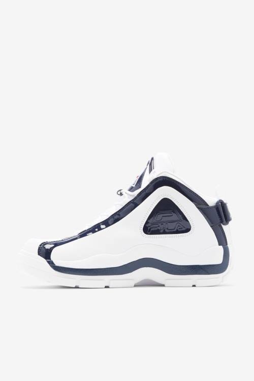 Fila Grant Hill Miesten 2 25th Anniversary Edition Tennarit Valkoinen Laivastonsininen Punainen | Fila810JX