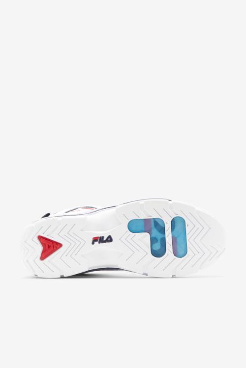 Fila Grant Hill Miesten 2 25th Anniversary Edition Tennarit Valkoinen Laivastonsininen Punainen | Fila810JX