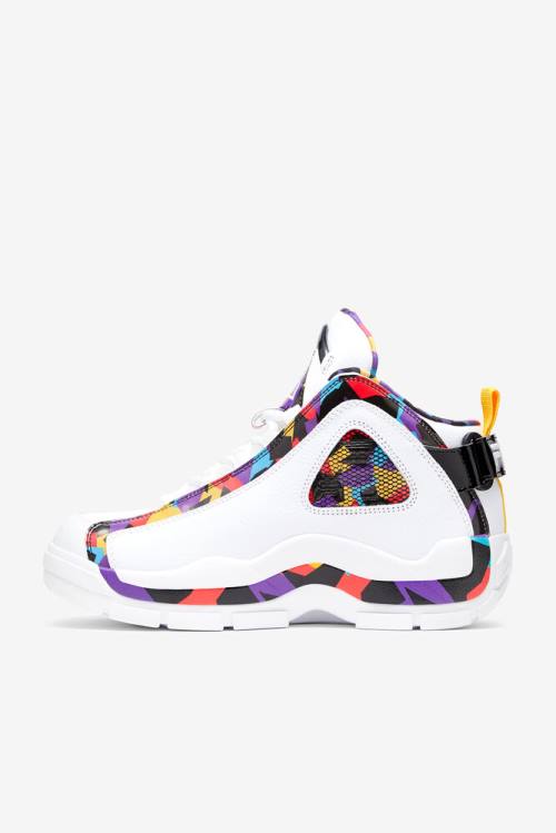 Fila Grant Hill Miesten 2 90s Tennarit Valkoinen Mustat Violetit | Fila951XE