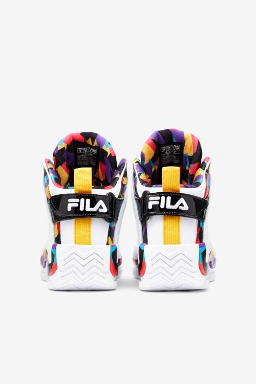 Fila Grant Hill Miesten 2 90s Tennarit Valkoinen Mustat Violetit | Fila951XE