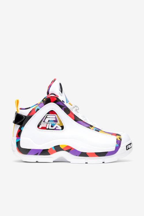 Fila Grant Hill Miesten 2 90s Tennarit Valkoinen Mustat Violetit | Fila951XE