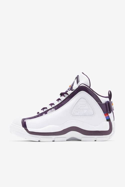 Fila Grant Hill Miesten 2 History Tennarit Valkoinen Violetit Oranssi | Fila604UA