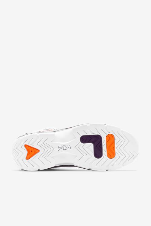 Fila Grant Hill Miesten 2 History Tennarit Valkoinen Violetit Oranssi | Fila604UA