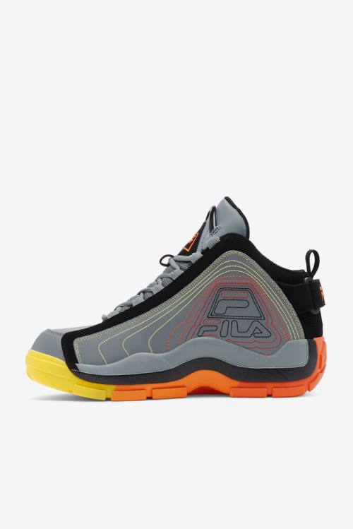 Fila Grant Hill Miesten 2 Stitch Tennarit Mustat Punainen Oranssi | Fila481AU