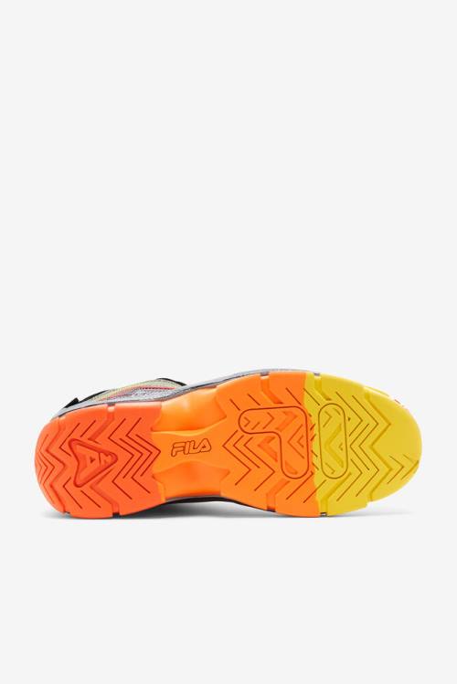 Fila Grant Hill Miesten 2 Stitch Tennarit Mustat Punainen Oranssi | Fila481AU