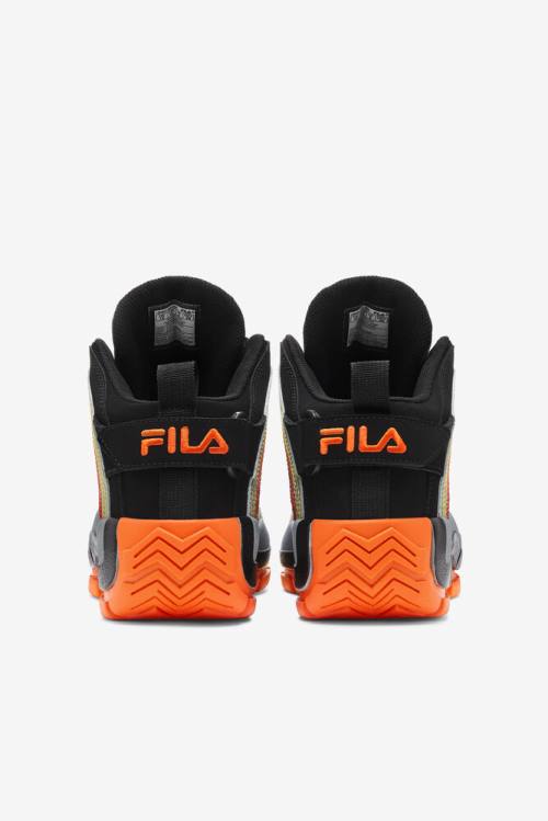 Fila Grant Hill Miesten 2 Stitch Tennarit Mustat Punainen Oranssi | Fila481AU